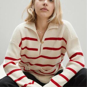 Everlane Mariner Sweater Striped Size Small